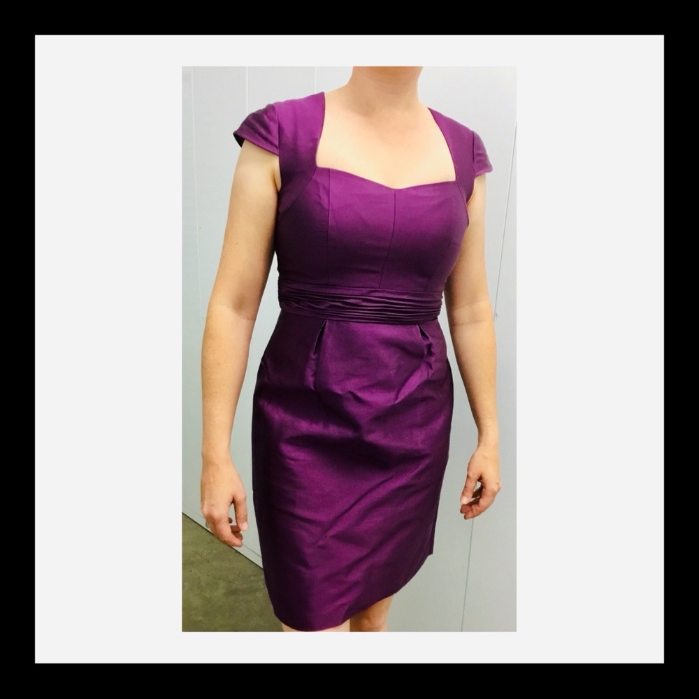 Adrianna Papell purple party dress size 10